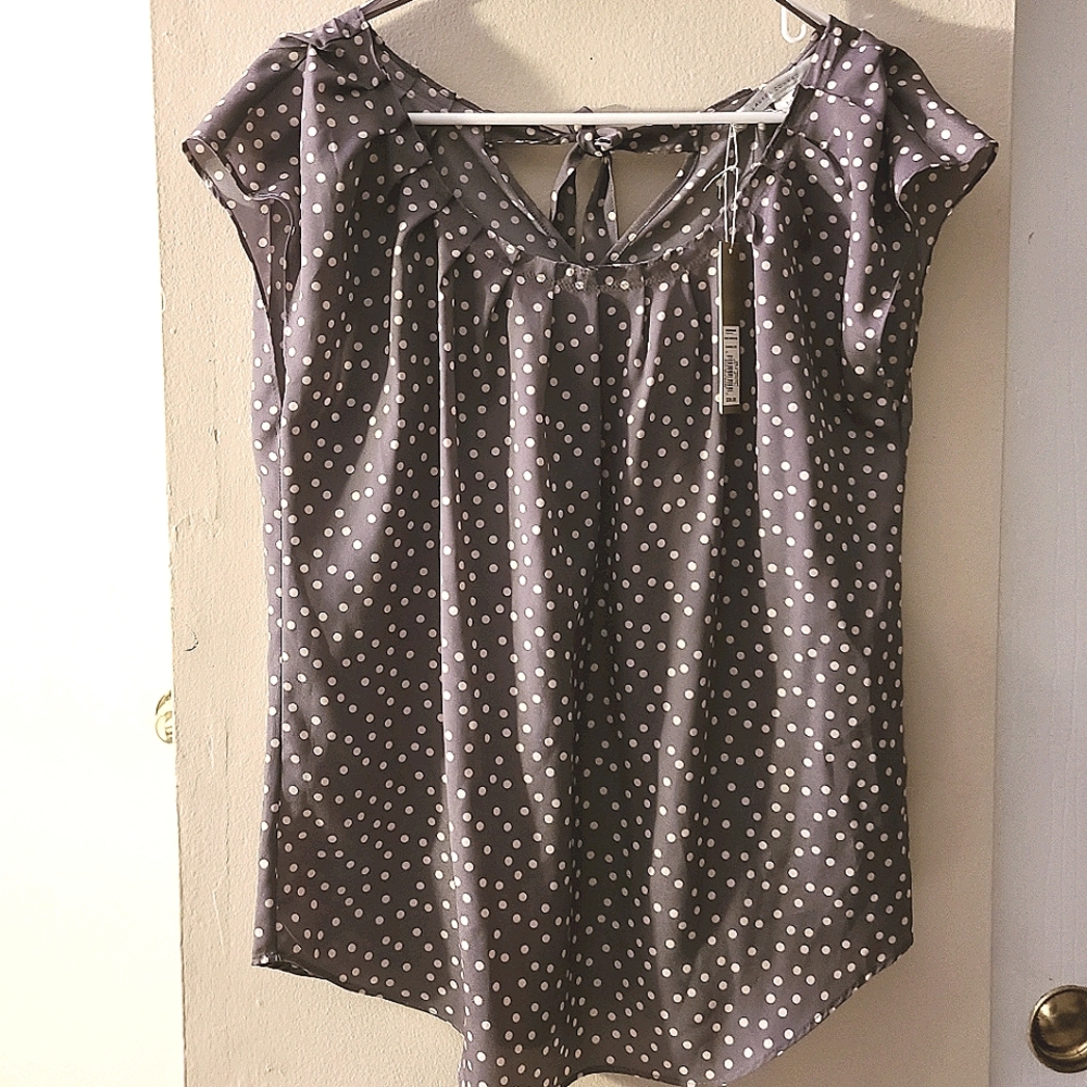 NWT LC Lauren Conrad Short Sleeve Blouse